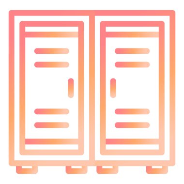 Modern simge vektör illüstrasyonunu kilitler 