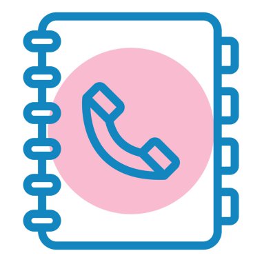 - Telefon. Web simgesi basit illüstrasyon