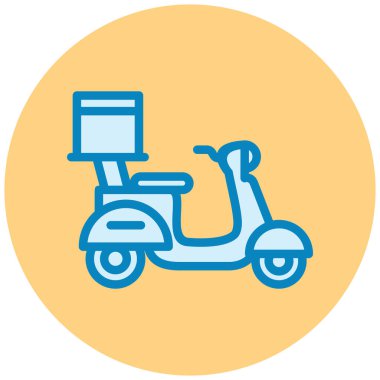 Mobilet. Web simgesi basit illüstrasyon