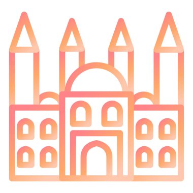 Bina. Web simgesi basit tasarım