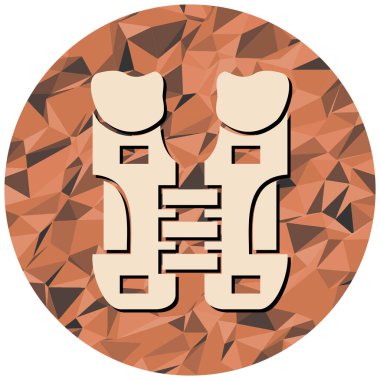 Yüzü olan çizgi film kedisinin vektör çizimi