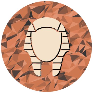 Bir kalkan simgesinin vektör illüstrasyonu