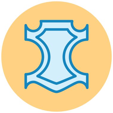 deri simgesi, vektör illüstrasyonu basit tasarım