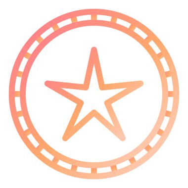 Bozuk para. Web simgesi basit illüstrasyon 