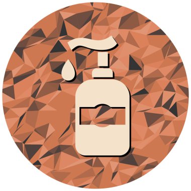 Şişe. Web simgesi basit illüstrasyon