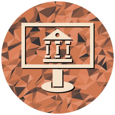 Modern b 'nin vektör illüstrasyonu eksik simgesi