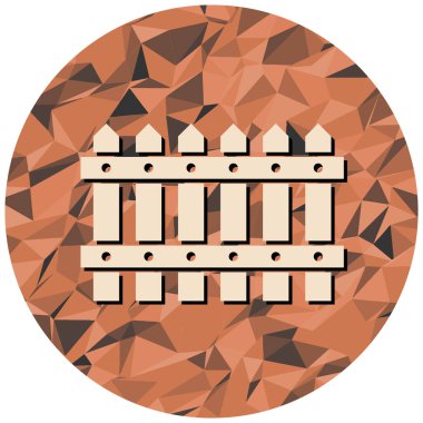 Ahşap simge vektör çizim