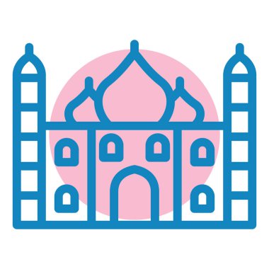 Cami. Web simgesi basit illüstrasyon