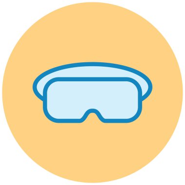 Gözlükler. Web simgesi basit illüstrasyon