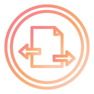 transfer simge vektör çizim