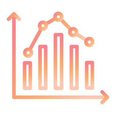 iş grafiği vektör illüstrasyonu 