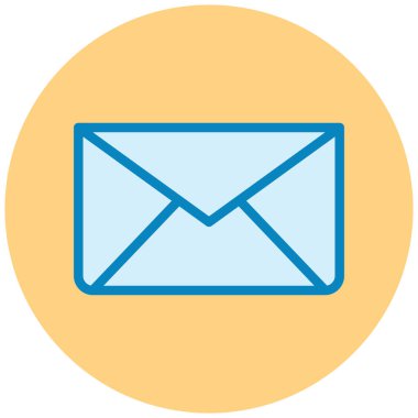 posta simgesi, vektör illüstrasyonu