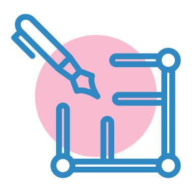 seo modern simgesinin vektör illüstrasyonu