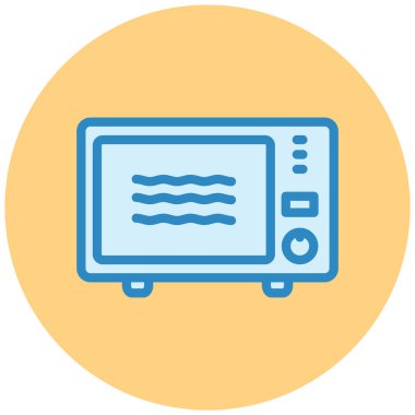 Mikrodalga fırın. Basit resimleme