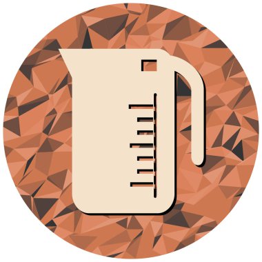 Kahve fincanı ikonu. Web tasarımı için çaydanlık vektör simgelerinin düz çizimi