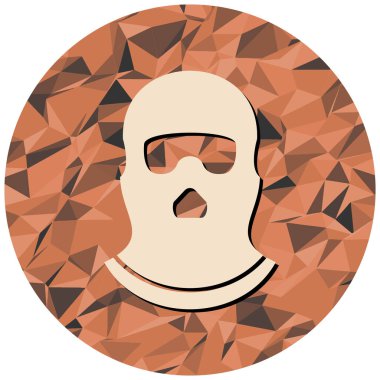 Modern simge işaretinin vektör illüstrasyonu.