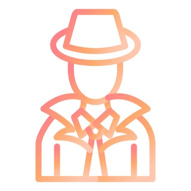 Casusluk modern simge vektör illüstrasyonu 