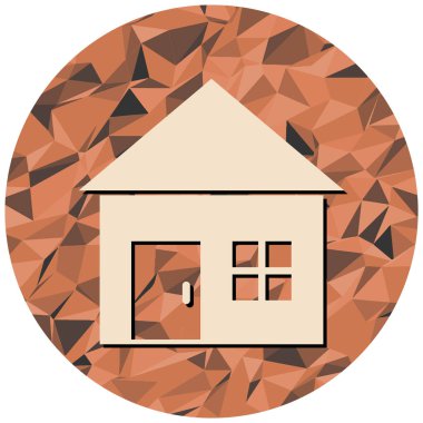 ev simgesi vektör illüstrasyonu