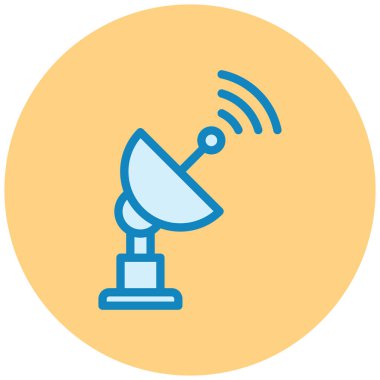 Uydu anteni. Basit resimleme