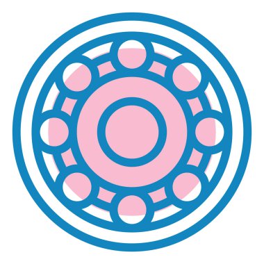 Çember. Web simgesi basit illüstrasyon