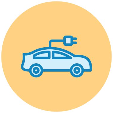 - Araba. Web simgesi basit illüstrasyon