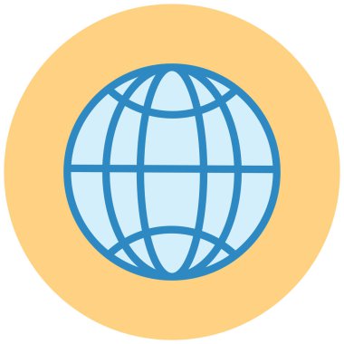 küresel ağ. Basit resimleme