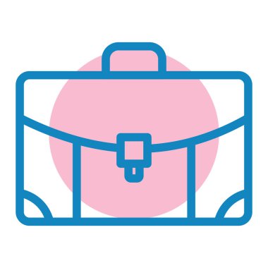 Çanta. Web simgesi basit tasarım