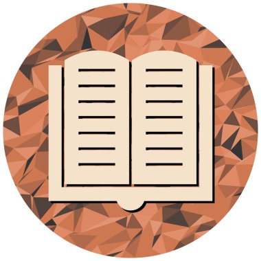 kitap simgesi vektör illüstrasyonu