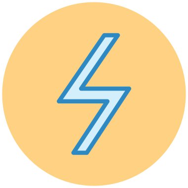 Güç. Web simgesi basit illüstrasyon