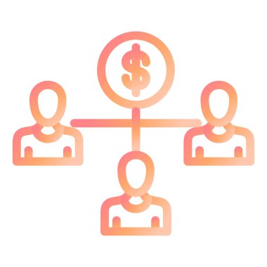 iş yönetimi simgesi vektör illüstrasyonu