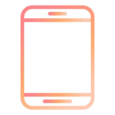 Tablet modern simge vektör çizimi 