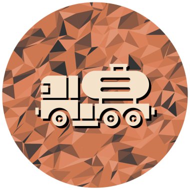Bir kamyonun vektör çizimi 