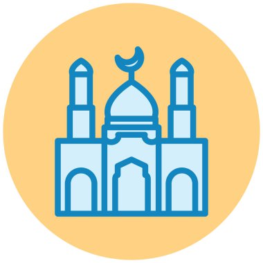 Cami. Web simgesi basit tasarım