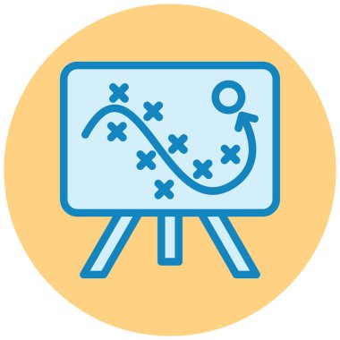 Tahta. Web simgesi basit illüstrasyon