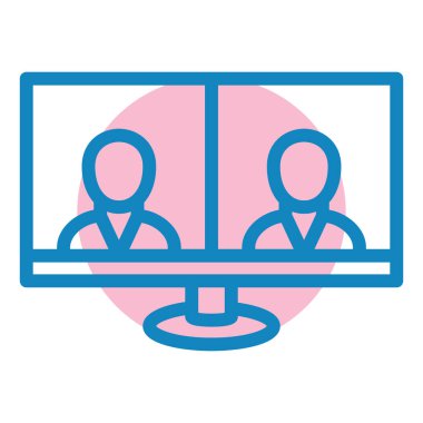 kullanıcı. Web simgesi basit illüstrasyon