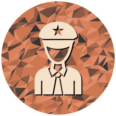 Şapkalı bir adamın vektör çizimi