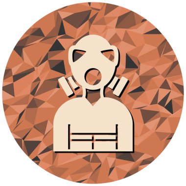 Modern simge işaretinin vektör illüstrasyonu.