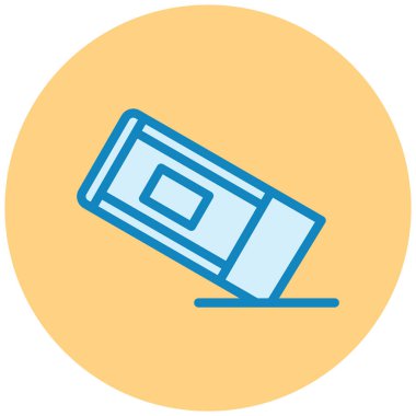 silgi simgesi, vektör illüstrasyonu basit tasarım