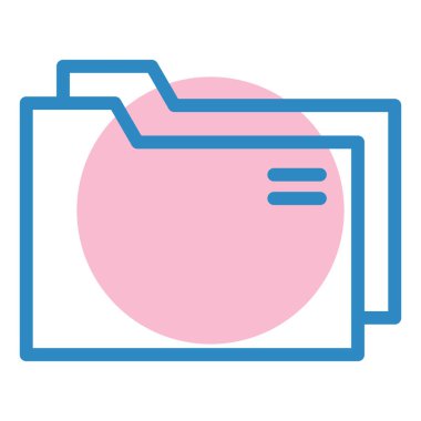 Dosya. Web simgesi basit illüstrasyon