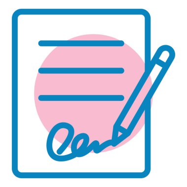 Not defteri. Web simgesi basit illüstrasyon