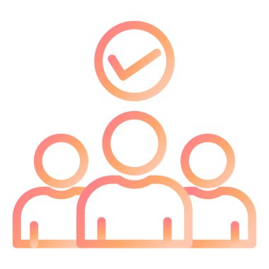 Ortak modern simge vektör illüstrasyonu 