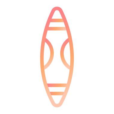 Sörf tahtası modern simge vektör çizimi