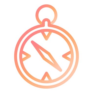 Pusula. Web simgesi basit illüstrasyon 