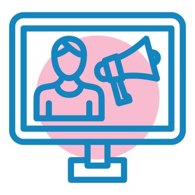 promosyon simgesi, vektör illüstrasyonu basit tasarım