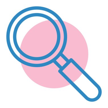 Arama simgesi vektör illüstrasyonu