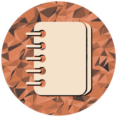 Kalem ile bir notun vektör illüstrasyonu