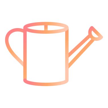 Su kutusu simgesi. Web için bahçe vektörü simgelerinin özet çizimi