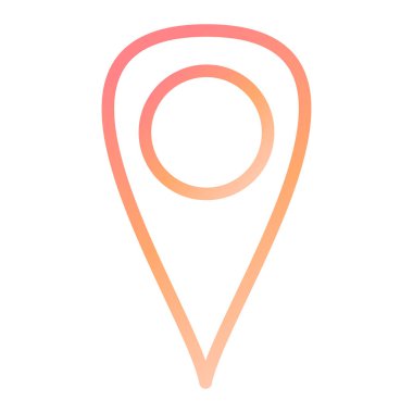 GPS modern simge vektör illüstrasyonu 