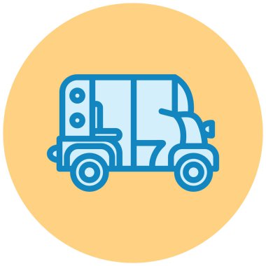 Kamyon. Web simgesi basit illüstrasyon