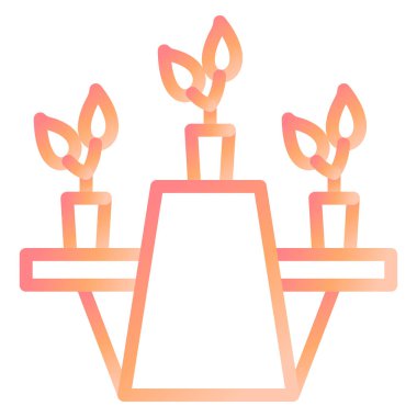 Bitki. Web simgesi basit illüstrasyon